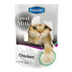 پوچ گربه فنبی(FAENBEI) طعم مرغ در شیر بز وزن ۸۵ گرم