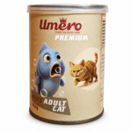 کنسرو گربه بالغ اومرو (Umero) پته با طعم ماهی 400گرمی