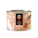 کنسرو گربه FOX مرغ و بوقلمون وزن 500 گرم