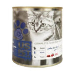 کنسرو گربه یو اس پت (US pet) طعم گوشت، مرغ و بوقلمون 400گرمی