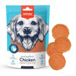 تشویقی سگ ونپی مدل چیپسی طعم مرغ (Chicken Jerky Chips) 100 گرمی