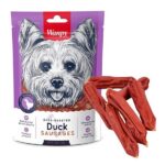 تشویقی سگ ونپی مدل سوسیس اردک (Duck Sausages) 100گرمی
