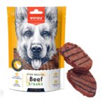 تشویقی سگ ونپی با طعم گوشت گاو (Wanpy Beef Steaks)  100گرم