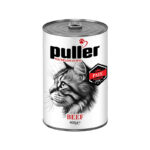 کنسرو غذای گربه پولر با طعم بیف Puller Premium وزن 400 گرم
