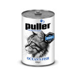 کنسرو غذای گربه پولر با طعم ماهی اقیانوسی Puller Premium وزن 400 گرم