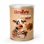 کنسرو گربه بالغ اومرو (Umero) پته با طعم گوساله 400گرمی