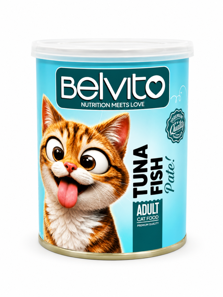 کنسرو بلویتو پته ماهی تن مخصوص گربه بالغ 400 گرمی Belvito